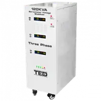 Stabilizator tensiune 120KVA 85KW, Trifazat, TED