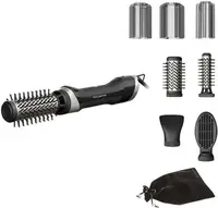 Perie electrica de par Rowenta - Brush Activ Renewal, 1000W, negru