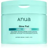 Anua PDRN 100 Hyaluronic Acid Glow Pad dischete de tonifiere pentru hidratare si fermitate 60 buc