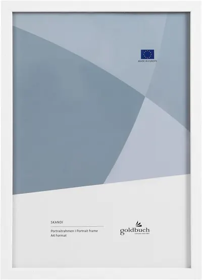 Ramă din lemn pentru foto Goldbuch Skandi - Albă, 21 x 30 cm