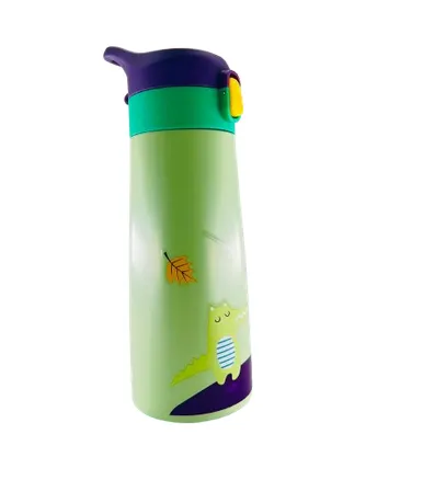 Termos cu pai, Antiscurgere, Mentine lichidul cald/rece, 350 ml, Multicolor, MIX13574