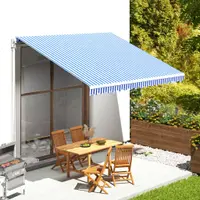Gossi panza de rezerva copertina, albastru si alb, 4x3,5 m