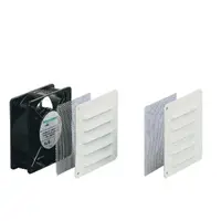 Aerisire. Fortata Climasys 54 M3/Ora, 230V, 2 Grilaje Metal Si 2 Filtre Anti-Insecte
