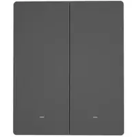 Intrerupator smart dublu WiFi Sonoff M5-2C-86, 2.4 GHz, bluetooth, mecanic 6920075777109