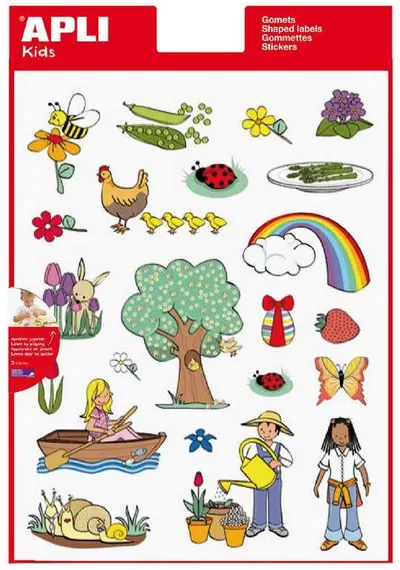 Set stickere APLI - Primavara, 66 de bucati