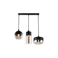 Lampa tavan - Ceiling fixture LENDER 3P,9270,AC220-240V,50/60Hz,1*E27, IP20, triple, black