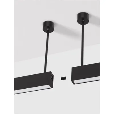 Sistem iluminat liniar LINEAR Nisipiu Negru Aluminiu LED 20W AC 220-240V Philips 3000K 1400 Lm CRI>90 UGR<19 Beam Angle 120° IP20 Driver Included