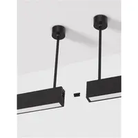 Sistem iluminat liniar LINEAR Nisipiu Negru Aluminiu LED 20W AC 220-240V Philips 3000K 1400 Lm CRI>90 UGR<19 Beam Angle 120° IP20 Driver Included