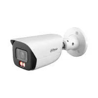 Camera supraveghere exterior IP cu iluminare duala Dahua WizSense IPC-HFW3849E-AS-IL-0280B, 8 MP, 2.8 mm, IR/Lumina calda 30 m, microfon, slot card, PoE
