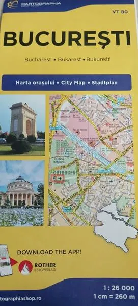 Harta orașului București - Paperback - ***