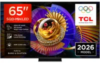 Televizor smart TCL - 65C7L, 65", 4K, SQD-Mini LED, 144Hz Native /288 VRR Game Accelerator, Bang & Olufsen, Google TV, Black