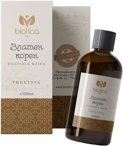 Tinctură de rădăcină de aur, 100 ml, Biotica 1961