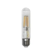 Bec decorativ tub transparent cu LED COG 6W (≈78w) lumina calda 780lm L 125mm