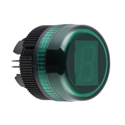 Capac Afisor Digital Verde Ø22
