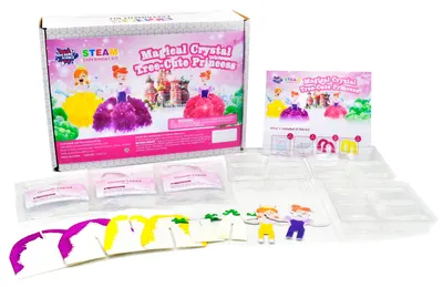 Kit educațional Big Bang Science STEAM - Copac magic de cristal cu prințese