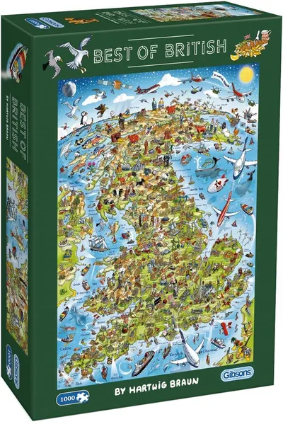 Puzzle Gibsons din 1000 piese - Cele mai bune din Marea Britanie