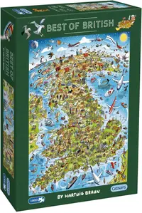 Puzzle Gibsons din 1000 piese - Cele mai bune din Marea Britanie
