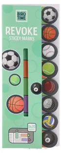 Etichete autocolante Biro Time Revoke - Fotbal, 8 tipuri x 20 foi