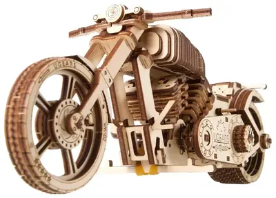 Puzzle 3D din lemn Ugears din 189 piese - Motor VM-02