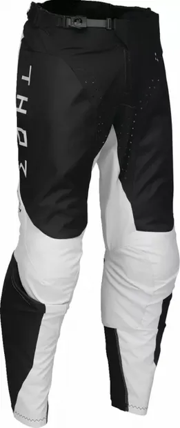 Pantaloni motocross Thor LaunchMode Storm, culoare alb negru, marime 42