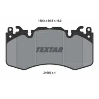 Set placute frana, frana disc TEXTAR 2465901