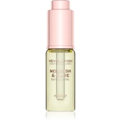 Revolution Nourish & Care tratament intensiv pentru unghii și cuticule uscate cu ulei de migdale 15 ml