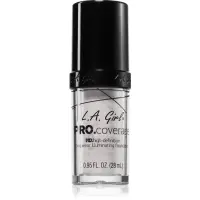 L.A. Girl Cosmetics PRO. Coverage fond de ten lichid iluminator culoare White 28 ml