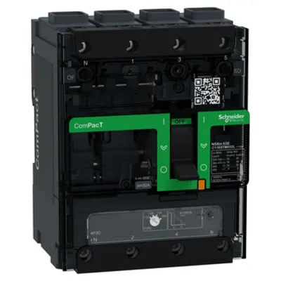 Intreruptor CompPacT NSXm E (16 kA la 415 VAC), 4P 3d, 32A TMD unitate de declansare, conectori EverLink