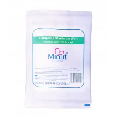 Comprese sterile taiate Minut 23g - 25 buc