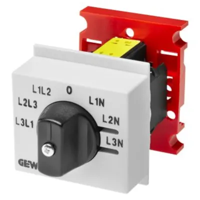 Voltmeter Selector Switch - 7 Positions Phase-Phase and Phase-Neutral - 3 Module