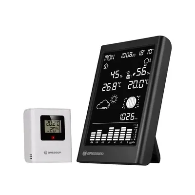 Statie meteo Bresser MeteoTemp TBV, termometru, higrometru, barometru, alarma