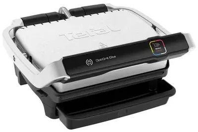 Grătar Tefal - Optigrill Elite, GC750D30, 2000W, antiaderent, gri