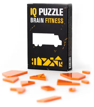 Puzzle IQ – - Camion, 12 piese