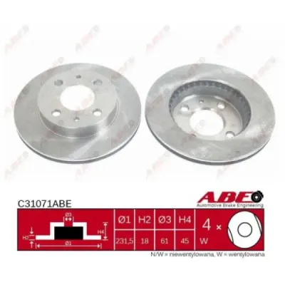 Disc frana ABE C31071ABE