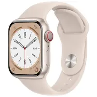 Apple Watch Series 8 2022, GPS + Cellular, Aluminium 41mm N/A Starlight Excelent