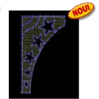 STAR 114 LED & FLASH (lxh) 1200x2000 mm