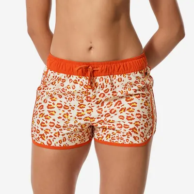 Șort de baie Leopard surf Tini Graou Bej Damă