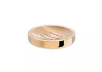 Savoniera Roca Tempo A817024RG0, pe blat, metal, lucios, Rose gold