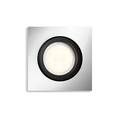 Spot LED Philips HUE patrat incastrat Milliskin Aluminiu