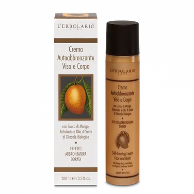 L'Erbolario Crema autobronzanta cu mango, 100ml
