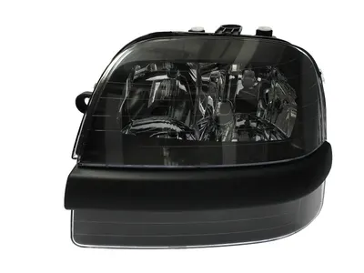 Far fata Stanga (2*H1/H7, electric, fara motoras, culoare insert: negru, culoare semnalizator: fumuriu) potrivit FIAT DOBLO, DOBLO/MINIVAN