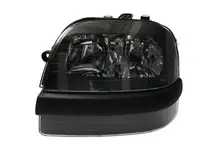 Far fata Stanga (2*H1/H7, electric, fara motoras, culoare insert: negru, culoare semnalizator: fumuriu) potrivit FIAT DOBLO, DOBLO/MINIVAN