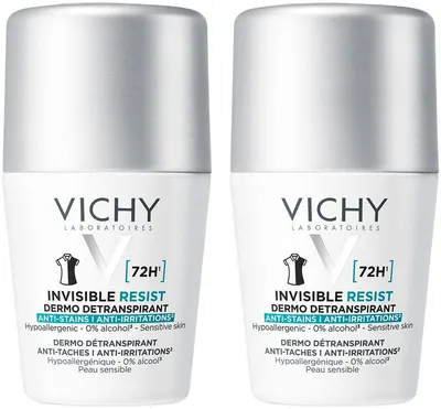 Vichy Set - Deodorant antiperspirant roll-on, 2 x 50 ml