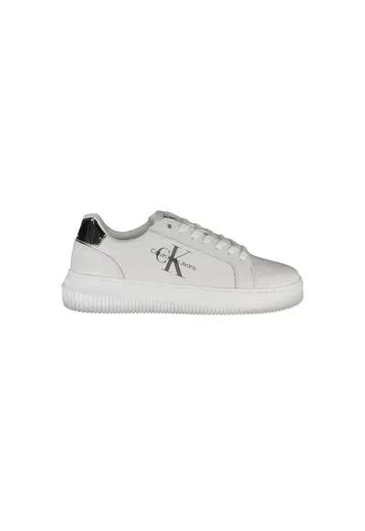 Sneakers dama - 20% Poliester - 60% Piele naturala - 20% Poliuretan - Alb - 22783 - Alb