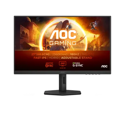 Monitor Gaming AOC Q27G4XF, 27", 2560 x 1440 pixeli, Black