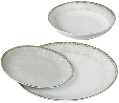 Serviciu de masă Morello - Gold Ribbon, 19 piese