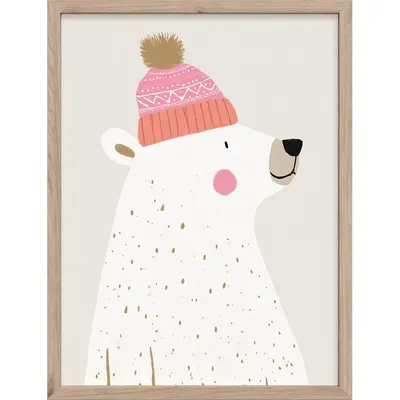 Tablou pentru copii 30x40 cm White Bear – Styler