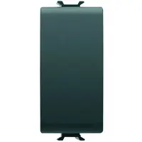 Intrerupator cu revenire 1 modul Gewiss Chorus GW12131, negru satin