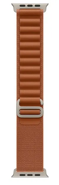 Curea Apple - Alpine Loop Titanium Finish, Apple Watch, 49 mm, L, Terra Cotta