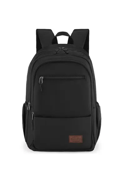 Ghiozdan scoala fete - baieti - Negru - Dimensiuni 40x27x12 cm - Capalcitate 13L - Impermeabil - Rucsac adolescenti - Calsele 5-8 - Liceu - Universitate - Usor - Bretele confortabile - Casual - Sport - ZG945